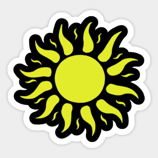 Sun Sticker